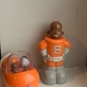 Little Bill Action Figure and Little Bill & Captain Brainstorm rocket